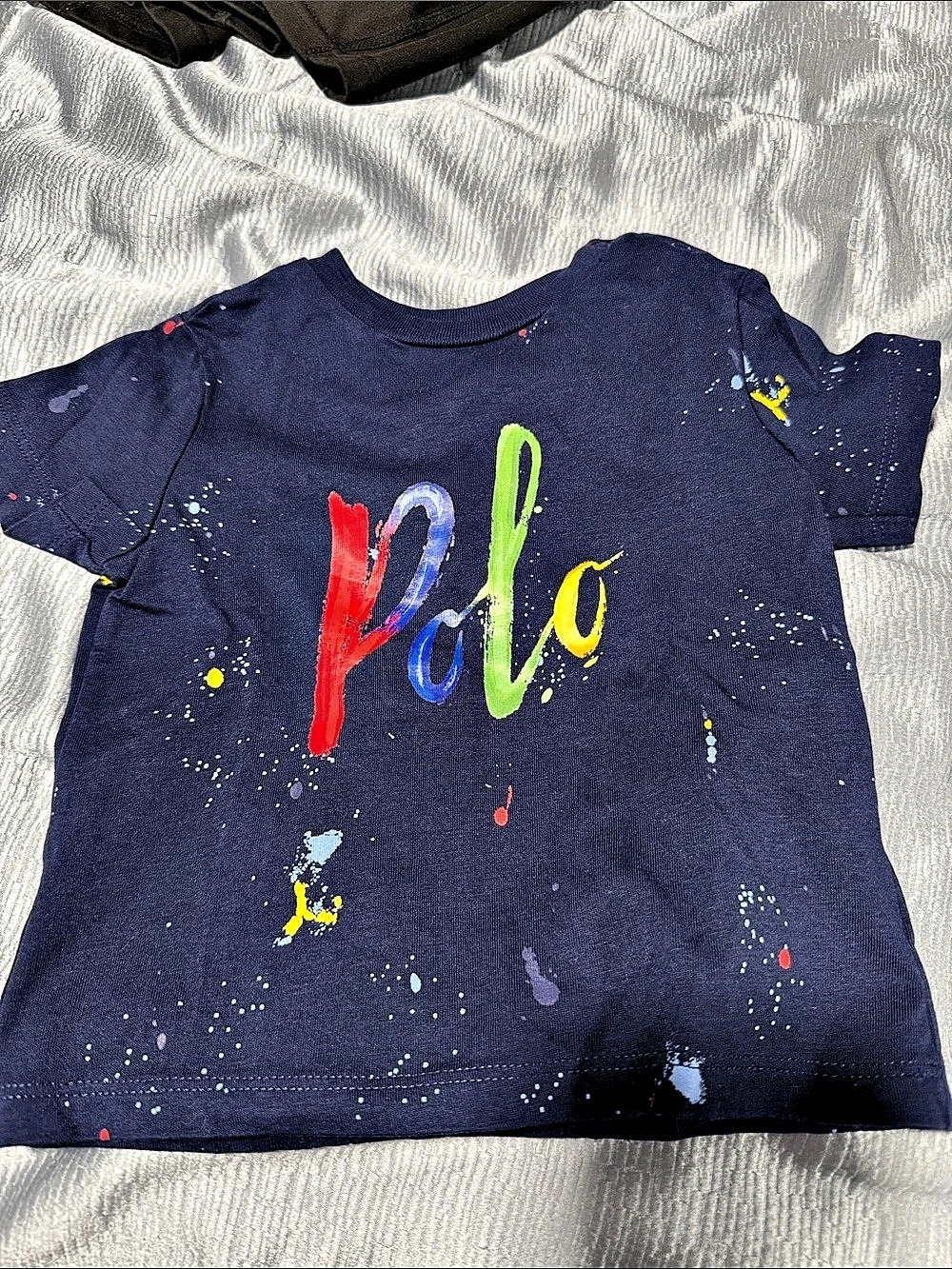 Ralph Lauren Paint-Splatter Cotton T-Shirt Boys